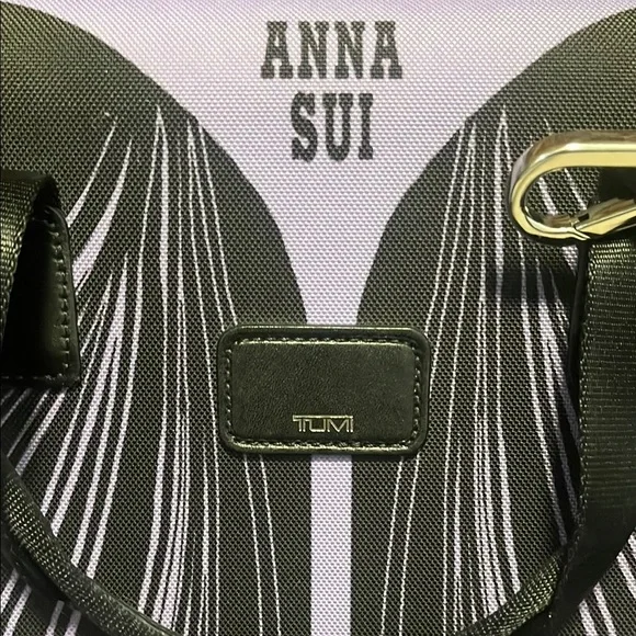 Anna Sui X Tumi Purple and Black Laptop Bag - Picture 2 of 6